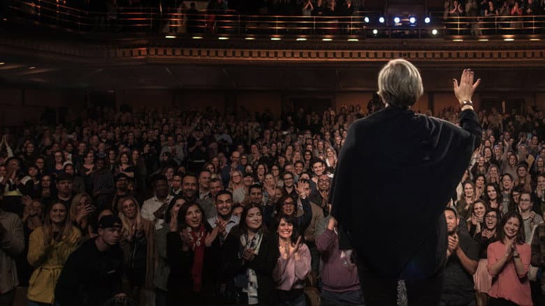Backdrop from Brené Brown: The Call to Courage