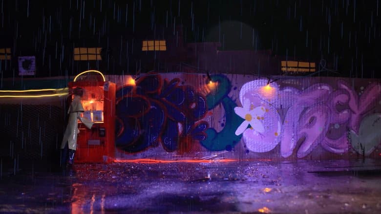 Backdrop from Until it turns black