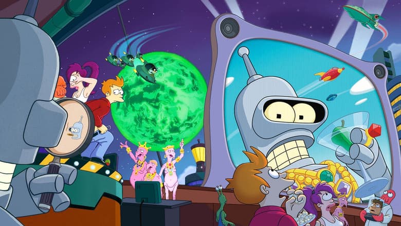 Backdrop from Futurama: Bender's Big Score