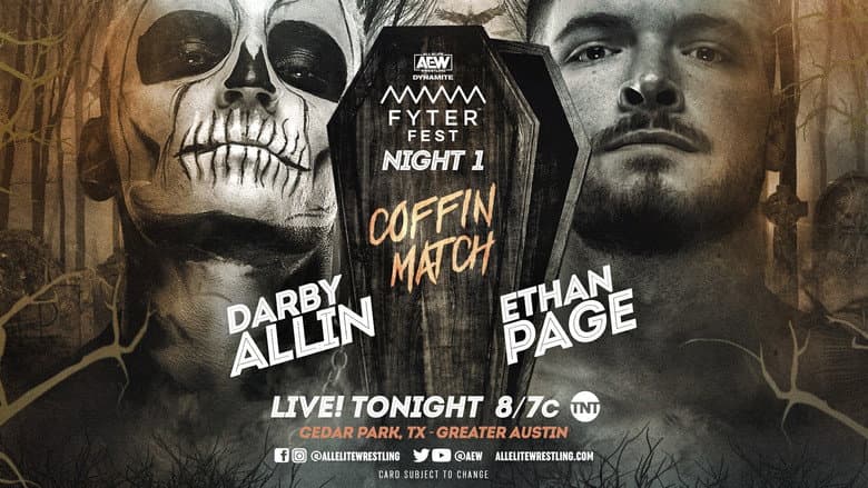 Backdrop from AEW Fyter Fest