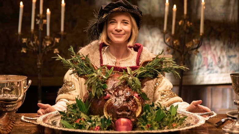 Backdrop from A Merry Tudor Christmas with Lucy Worsley