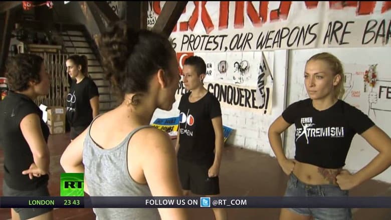 Backdrop from FEMEN: Exposed