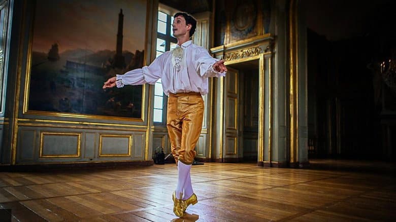 Backdrop from The King Who Invented Ballet