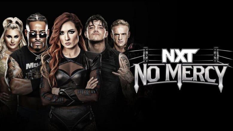 Backdrop from NXT No Mercy 2023