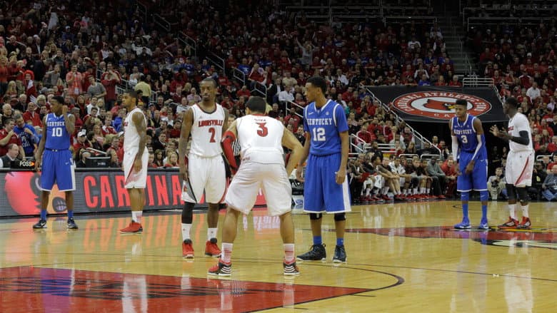 Backdrop from The Rivalry: Red v. Blue