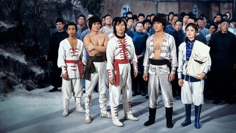 Backdrop from Two Champions of Shaolin