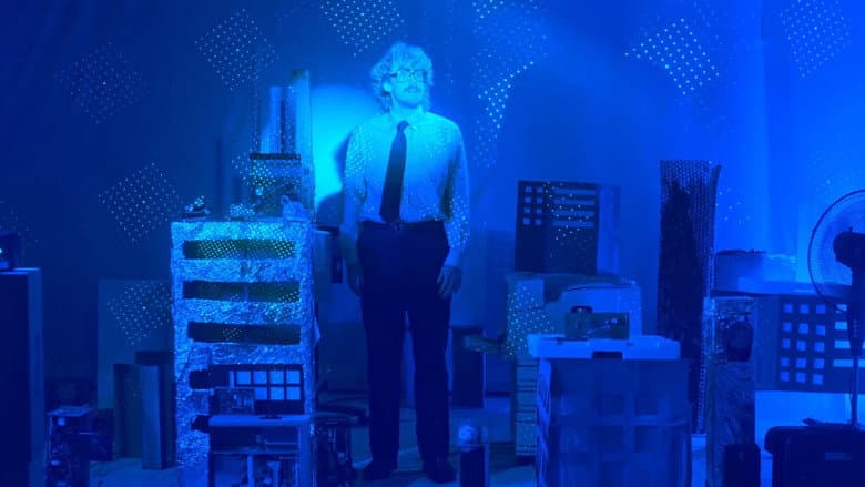 Backdrop from Blue Light