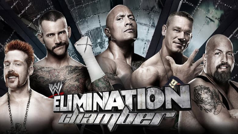 Backdrop from WWE Elimination Chamber 2013