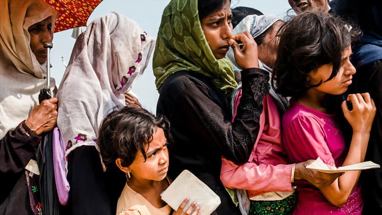 Backdrop from Wandering, a Rohingya Story