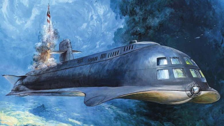 Backdrop from Voyage to the Bottom of the Sea