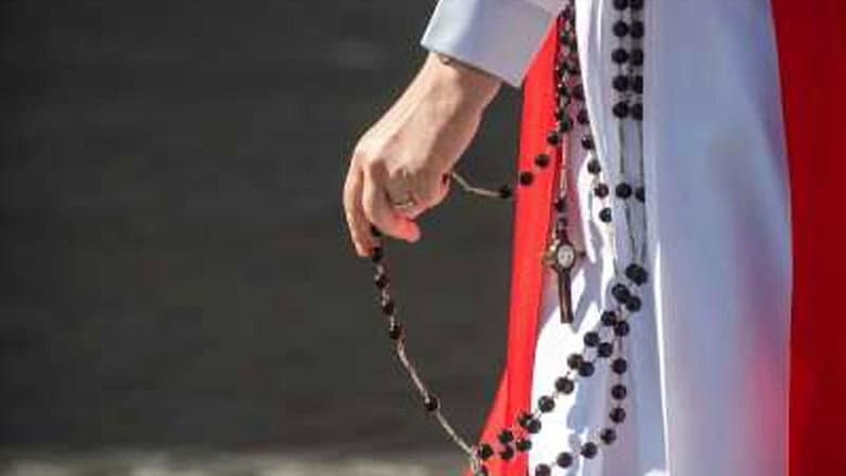 Backdrop from Pope John Paul II
