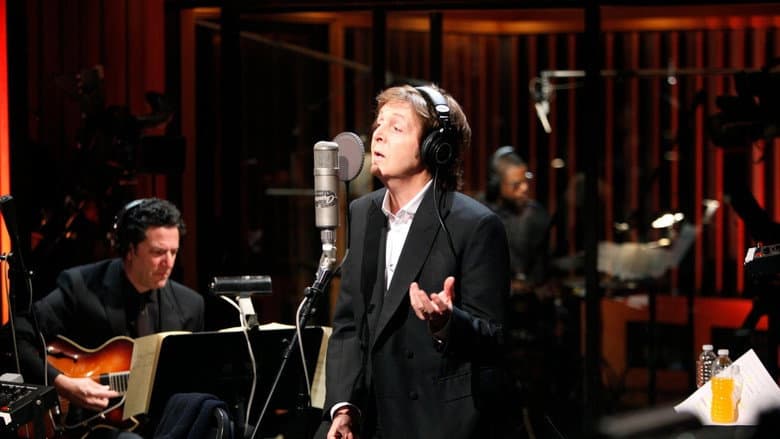 Backdrop from Paul McCartney: Live Kisses
