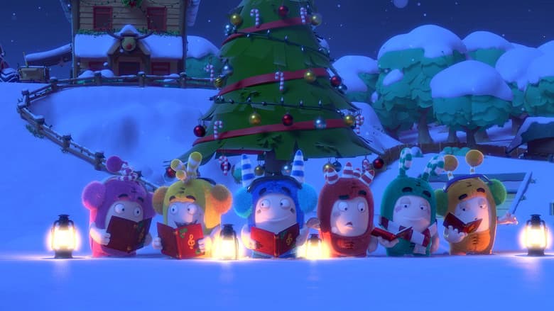 Backdrop from Oddbods: The Festive Menace