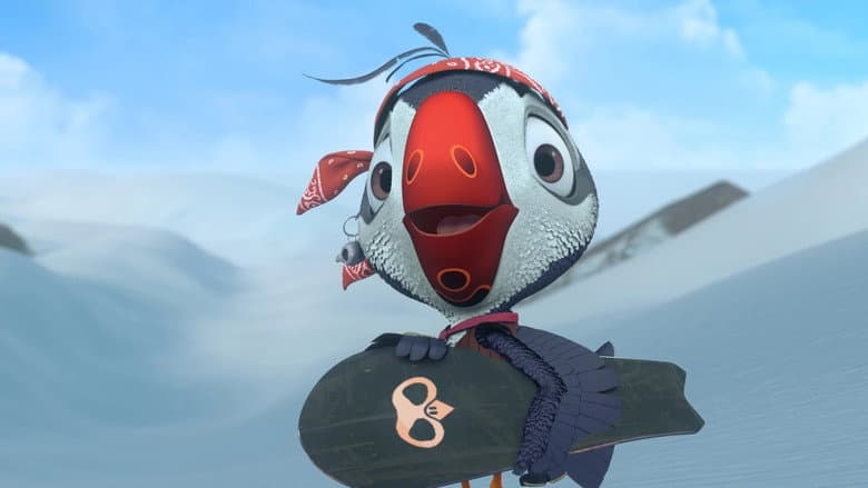 Backdrop from Puffins – The Series
