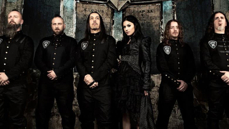 Backdrop from Lacuna Coil : The 119 Show