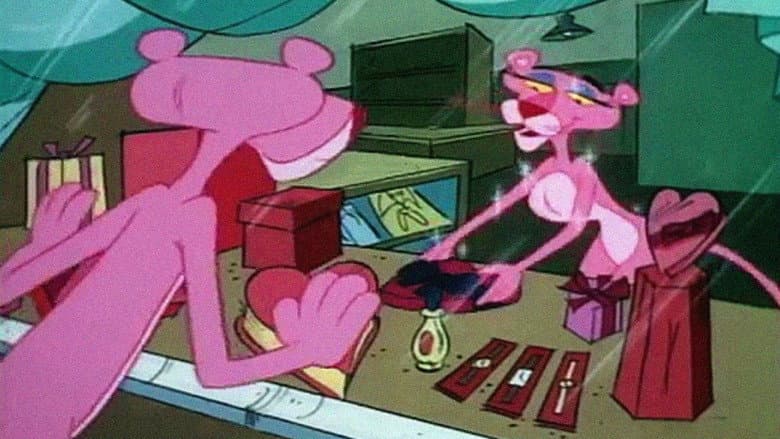 Backdrop from The Pink Panther in 'Pink at First Sight'