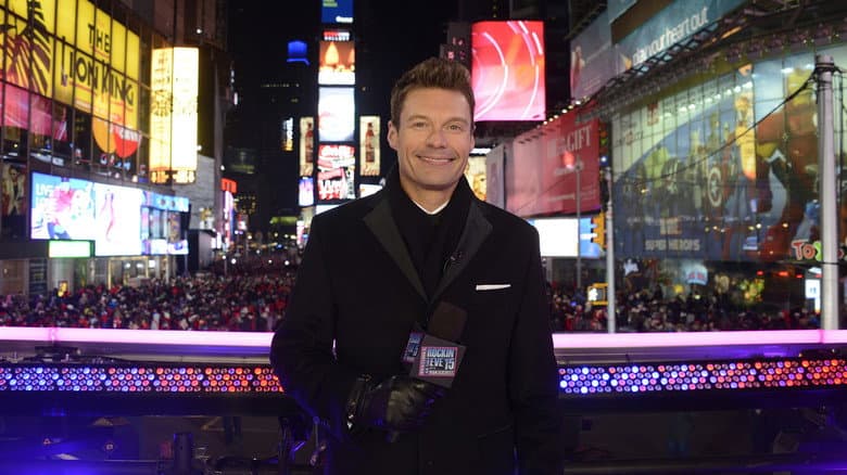 Backdrop from Dick Clark's New Year's Rockin' Eve with Ryan Seacrest