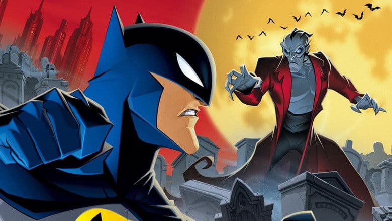 Backdrop from The Batman vs. Dracula