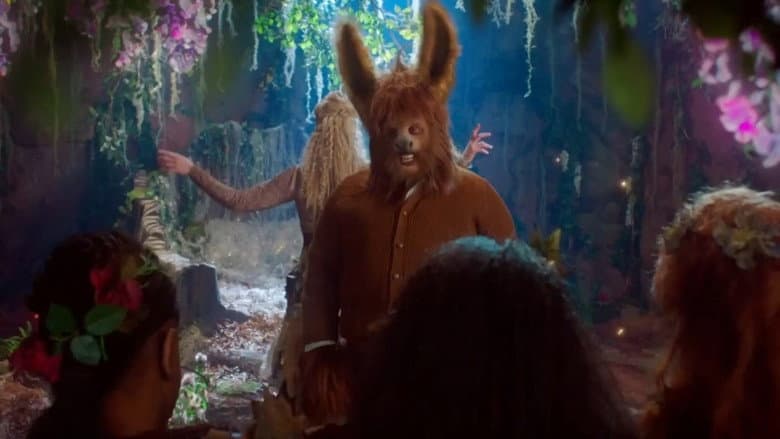 Backdrop from CBeebies Presents: A Midsummer Night's Dream