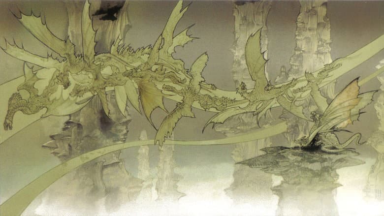 Backdrop from THE BLACK MAGES LIVE ""Above the Sky""