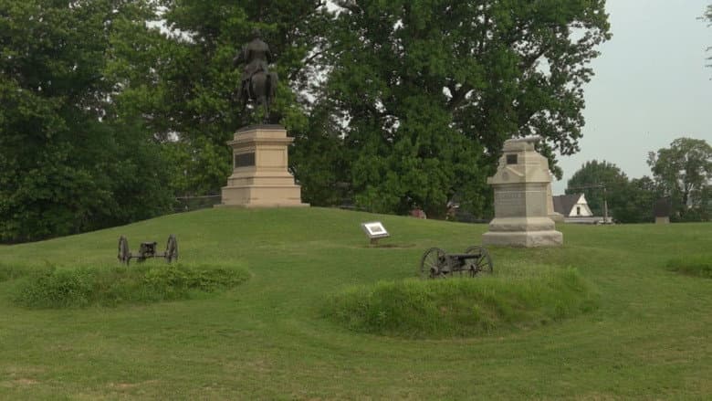 Backdrop from The Gettysburg Story