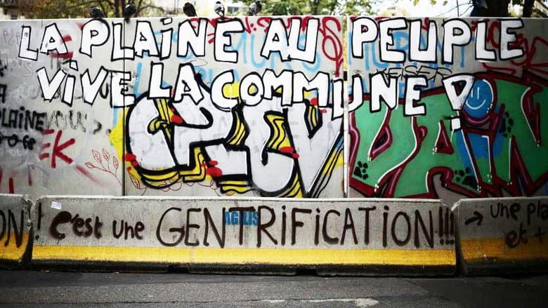Backdrop from The battle of La Plaine