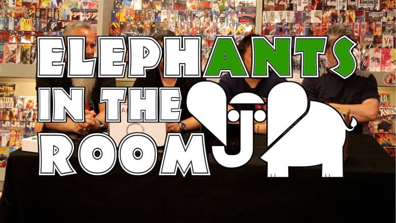 Backdrop from Tell 'Em Steve Dave Presents: ElephANTS in the Room