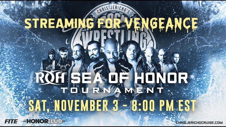 Backdrop from Chris Jericho's Rock N' Wrestling Rager at Sea: Sea of Honor