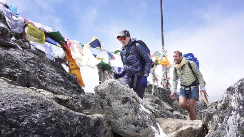 Backdrop from Our Everest Challenge