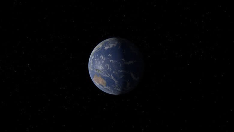 Backdrop from Flight to Earth