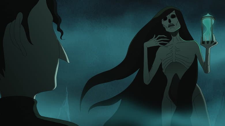 Backdrop from Death and the Winemaker