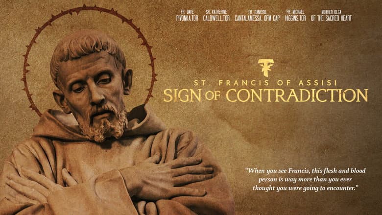 Backdrop from St. Francis of Assisi: Sign of Contradiction
