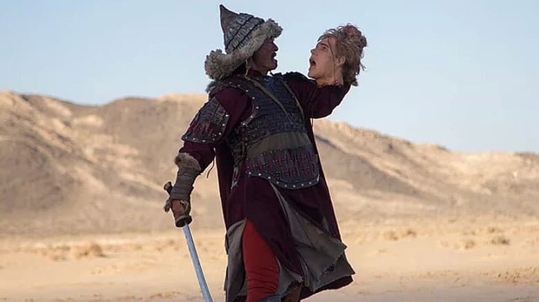 Backdrop from Genghis Khan Conquers the Moon