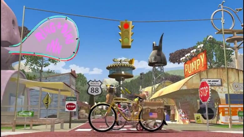 Backdrop from Bikes