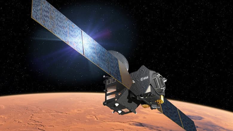 Backdrop from Exomars: The Hunt for Life