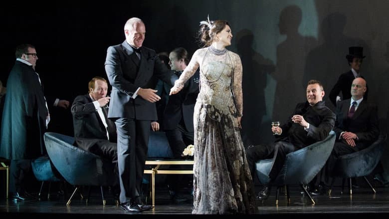 Backdrop from Verdi: La Traviata