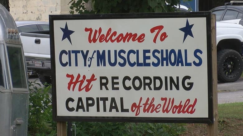 Backdrop from Muscle Shoals