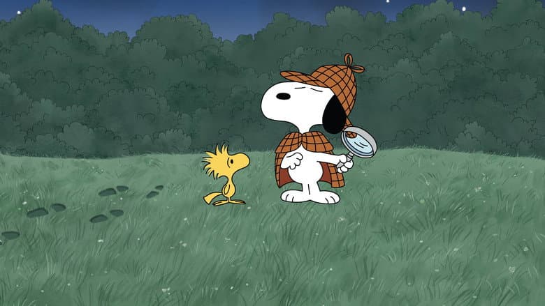 Backdrop from It's a Mystery, Charlie Brown