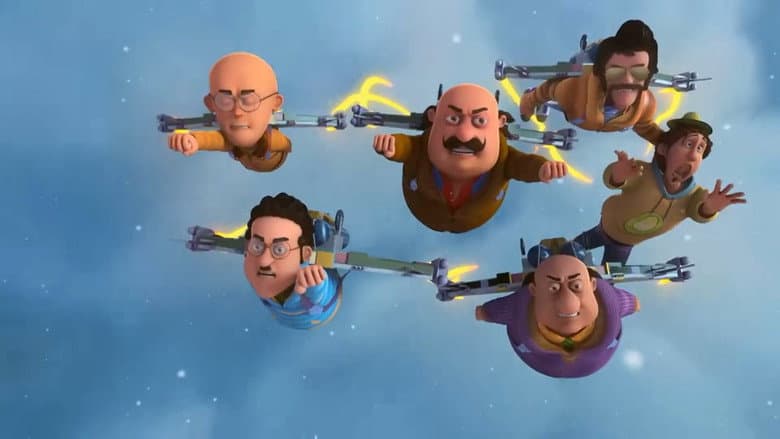 Backdrop from Motu Patlu Dangerous Road Trip in Switzerland