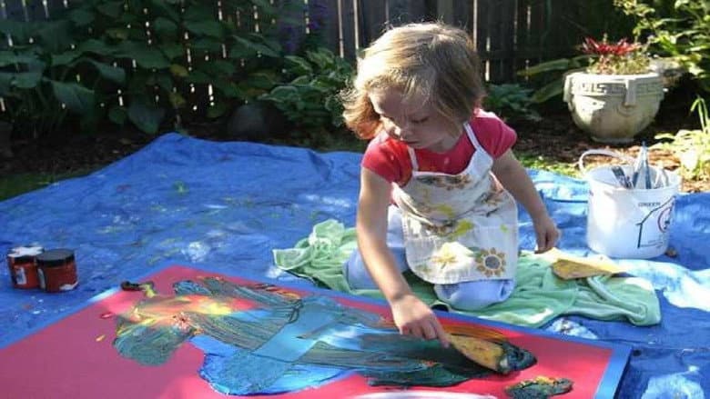 Backdrop from My Kid Could Paint That