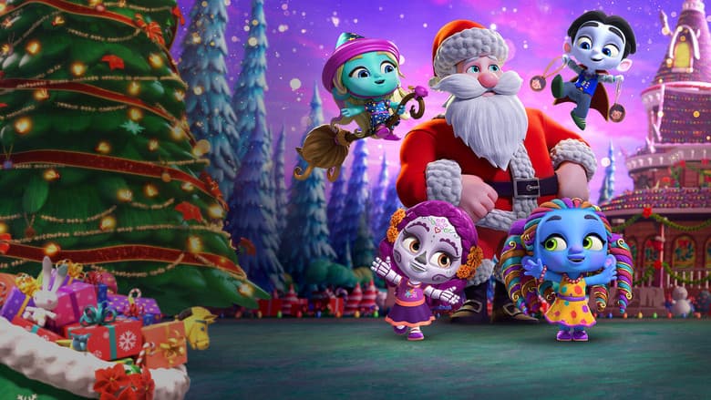 Backdrop from Super Monsters Save Christmas