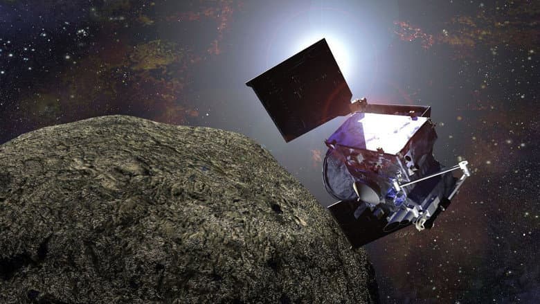 Backdrop from Touching the Asteroid