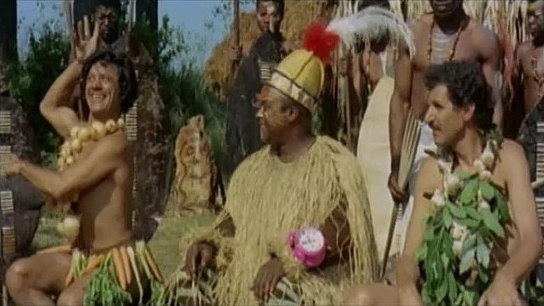 Backdrop from Two Whites in Dark Africa