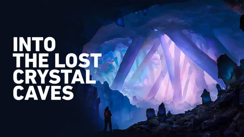 Backdrop from Into the Lost Crystal Caves
