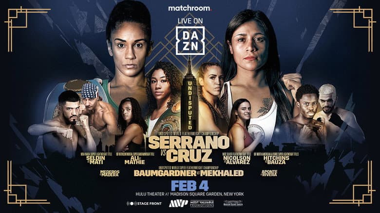 Backdrop from Amanda Serrano vs. Erika Cruz