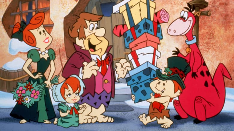 Backdrop from A Flintstones Christmas Carol