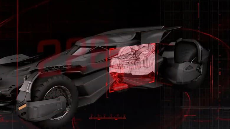 Backdrop from Accelerating Design: The New Batmobile