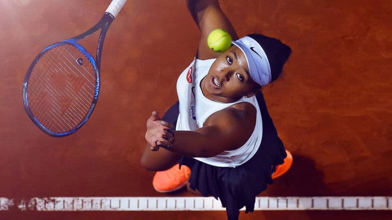 Backdrop from Naomi Osaka