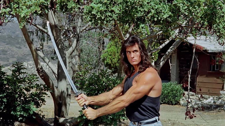 Backdrop from Samurai Cop