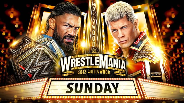 Backdrop from WrestleMania 39 Sunday